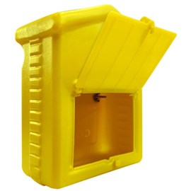 Caixa Correio Amarela plástica - uniforte