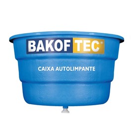 Caixa d'água em Fibra Autolimpante com Tampa 500L -Bakof