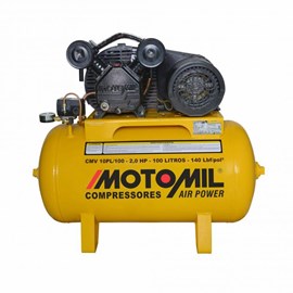 Compressor de Ar Profissional Leve CMV 10PL/100A 2CV Monofásico 127V - Motomil