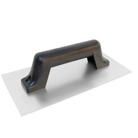 Desempenadeira Lisa 12 x 24 cm em Aço com Cabo Plástico - THOMPSON