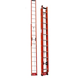 Escada de fibra de vidro 12 / 20 degraus 3,60 x 6,00 m modelo extensível - GSC