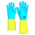 Luva de Segurança Neoprex Azul/Amarela Tamanho XG - Kalipso