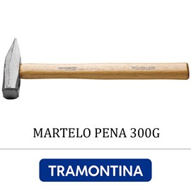 Martelo Pena 300G com Cabo de Madeira Envernizado 40443/005 - Tramontina