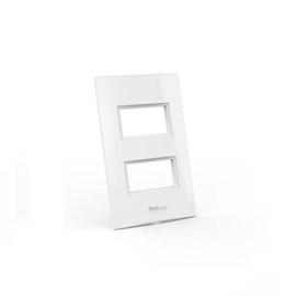 Placa Espelho 4X2 1+1 Módulo Dist Branca - Enerbras