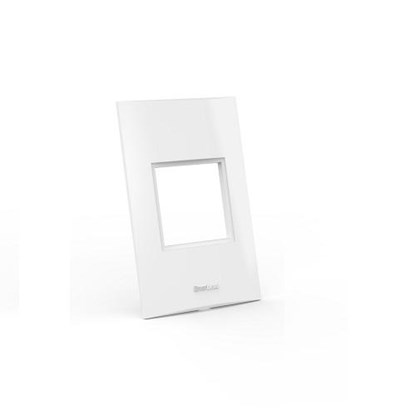 Placa Espelho 4X2 2 Módulos Branco - Enerbras