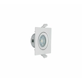 Spot LED Quadrado 4W 3000K Branco  Autovolt - G-Light