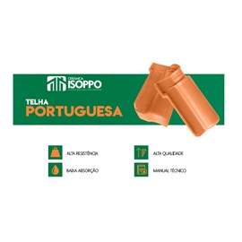 Telha Portuguesa Natural - Isoppo
