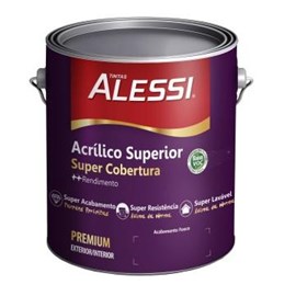 Tinta Acrílica Fosca Super Cobertura 3.6L Gelo - Alessi